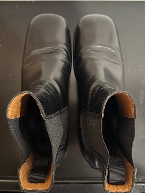 Sandro Paris Men\'s Leather Chelsea Boot – EU 43 / US ~10 – Black main image 6